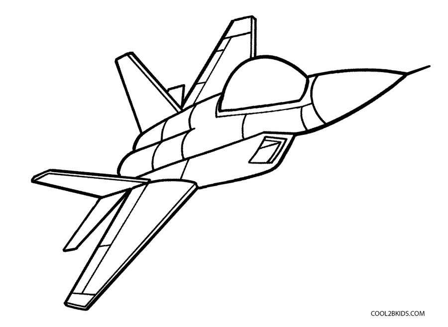 900x657 Free Printable Airplane Coloring Pages For Kids
