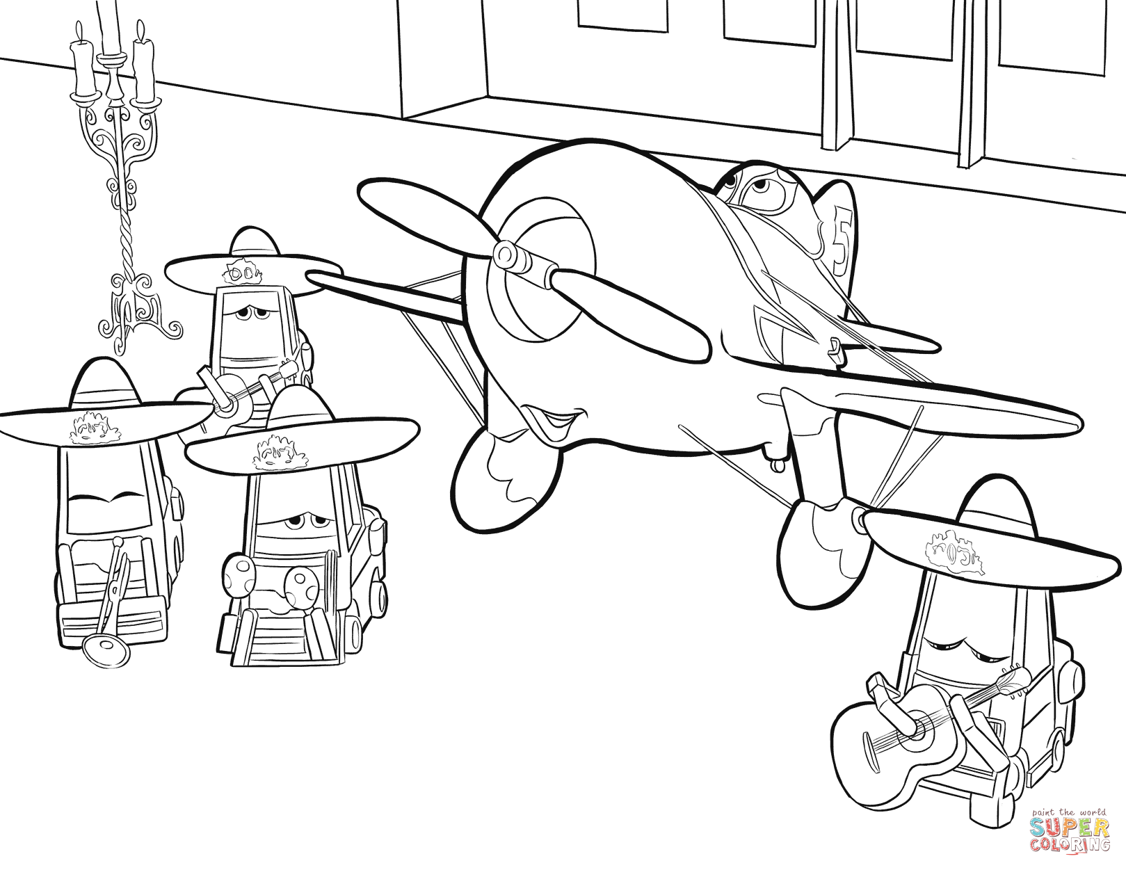 1619x1251 Happy Pixar Planes Coloring Pages Disney Free