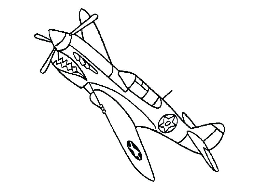900x675 Airplane Coloring Pages To Print Simple Airplane Coloring Pages