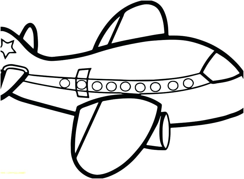Plane Coloring Pages For Kids at GetDrawings | Free download