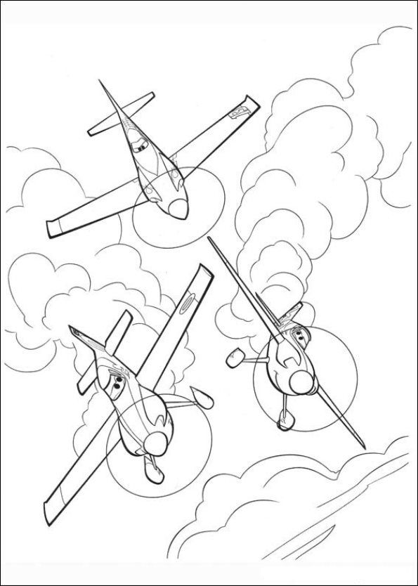 595x834 Coloring Planes And Craft