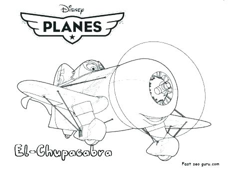 459x338 Planes Coloring Page