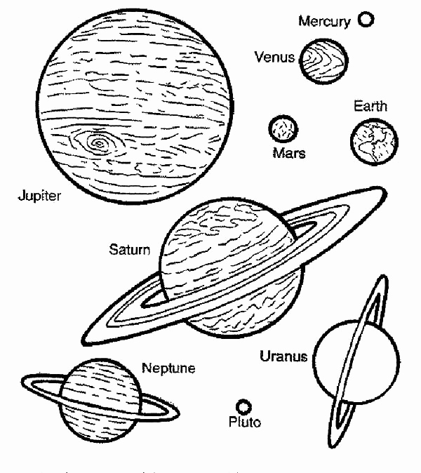 600x674 Planet Coloring Pages Stock Coloring Pages Of Planets
