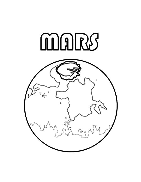 600x775 Picture Of Planet Mars Coloring Pages Color Luna