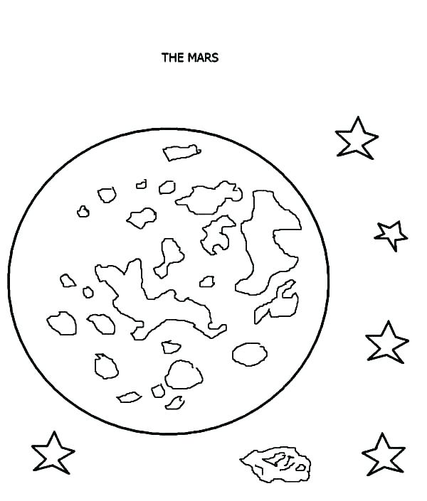 600x705 Planet Coloring Pages Mars Coloring Pages Delightful Planets