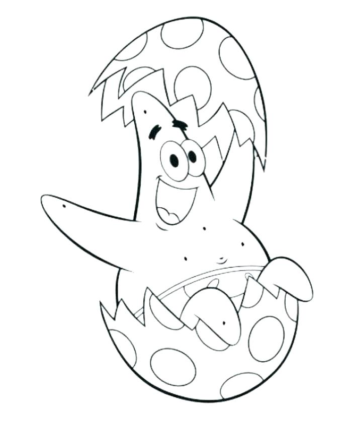 700x837 Coloring Page Of A Star Plankton Coloring Page Pages Star Egg