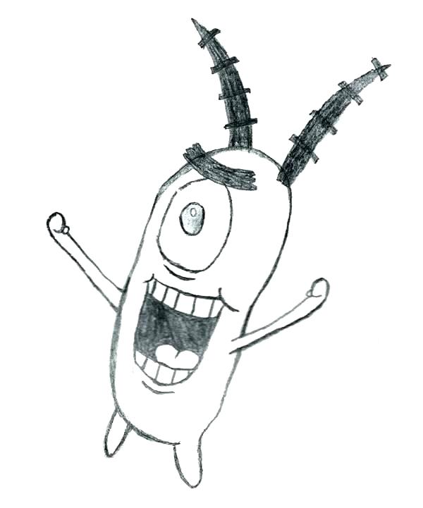 600x721 Smiley Face Coloring Page Plankton Coloring Pages Happy Face