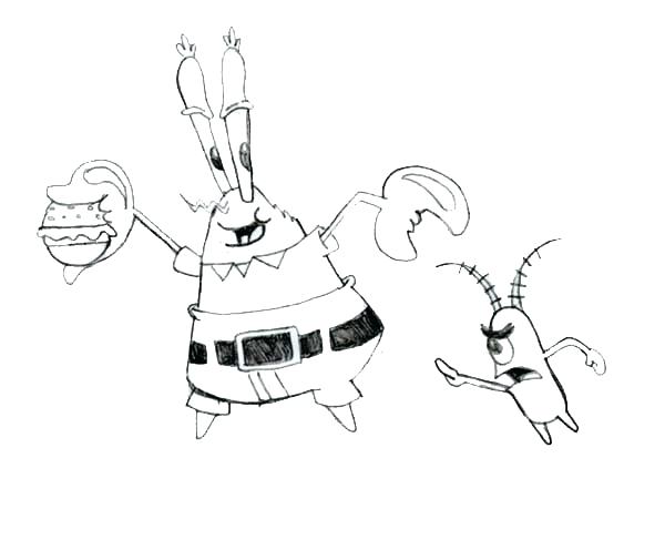 600x505 Plankton Coloring Pages