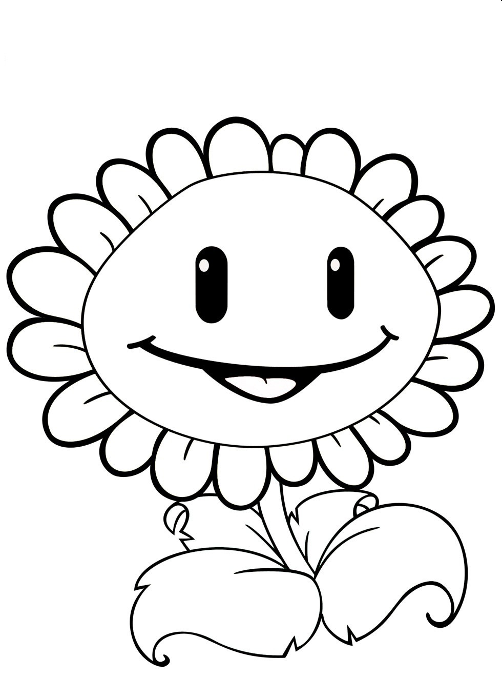 980x1359 Plants Vs Zombies Coloring Pages For Kids