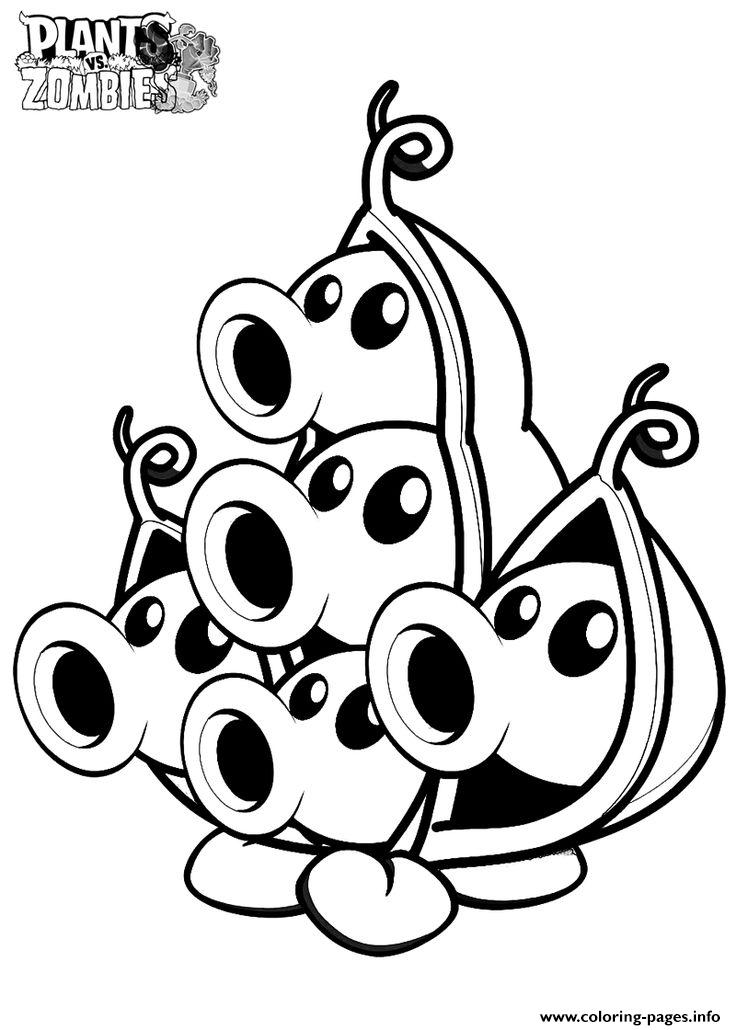 736x1030 Many Plants Plants Vs Zombies Coloring Pages Printable