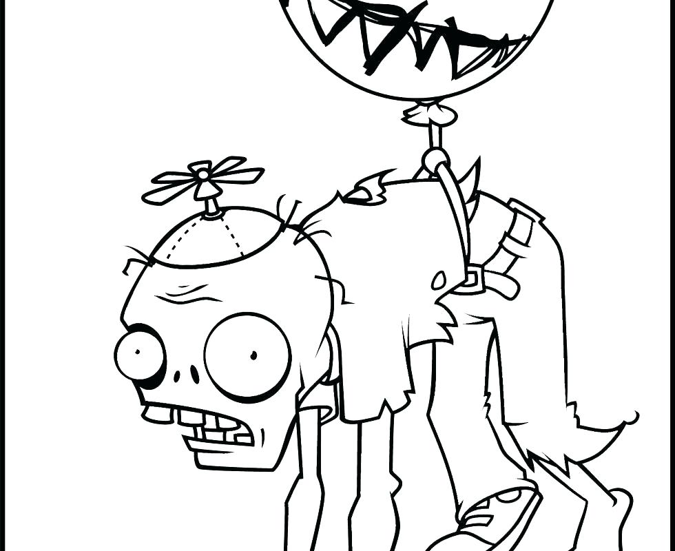 980x800 Zombie Coloring Book Plus Plants Coloring Page Plants Vs Zombie