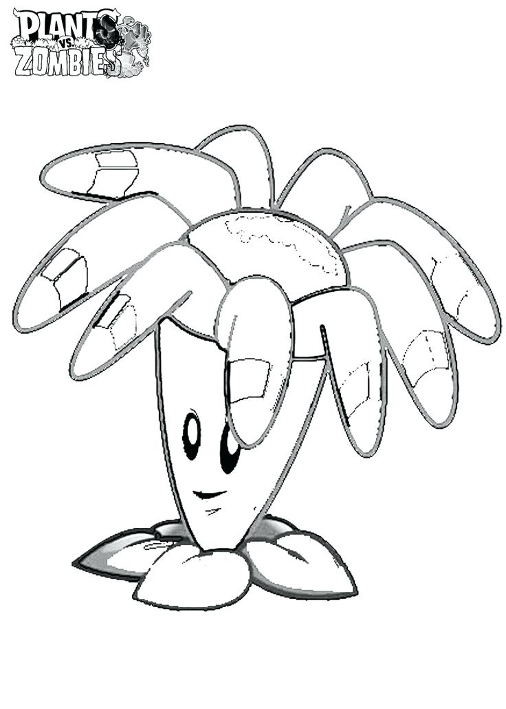 736x1030 Plants Coloring Pages Printable Pictures Of Plants Vs Zombies