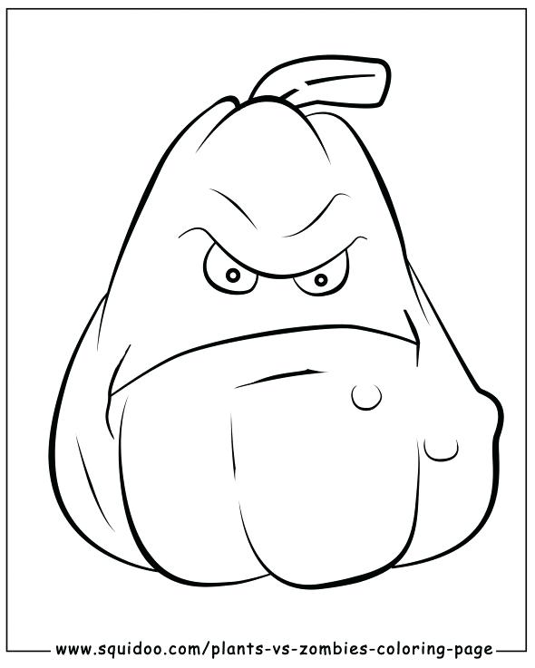 590x737 Plants Vs Zombies Coloring Pages Peashooter Printable Coloring