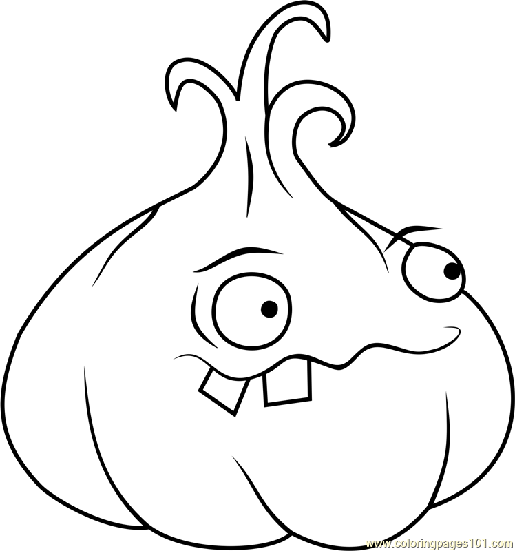 748x800 Garlic Coloring Page