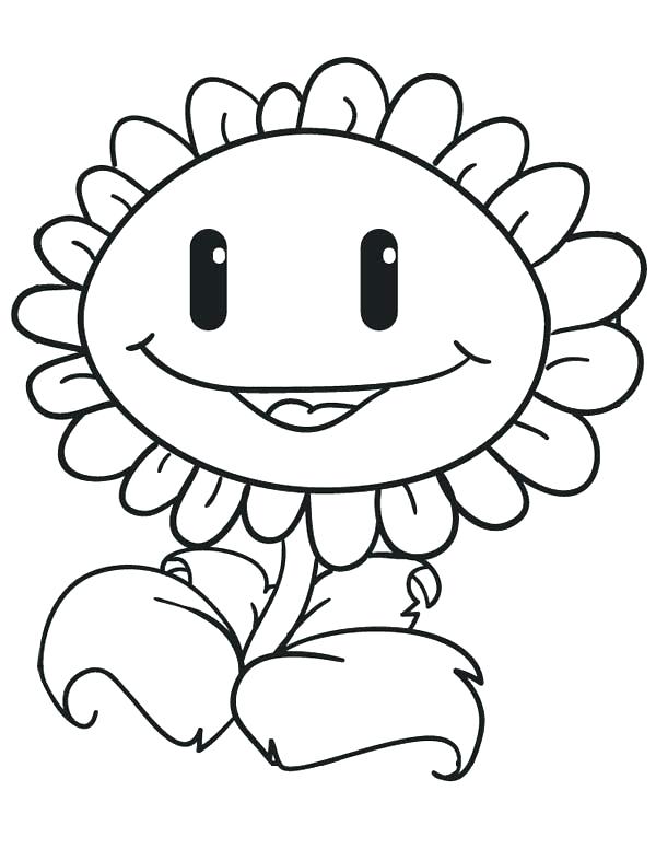 600x776 Plants Vs Zombies Coloring Pictures To Print Kids Coloring Plant