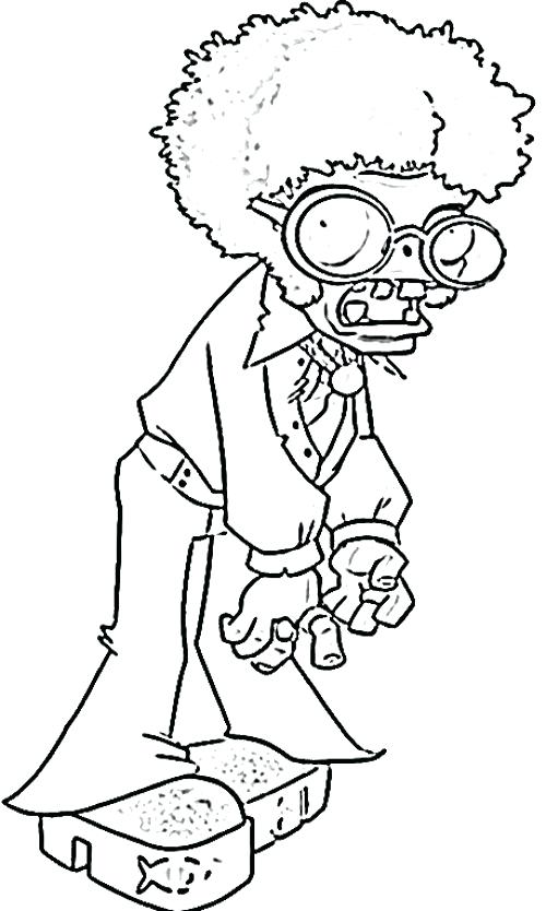 500x834 Zombie Coloring Page Plants Vs Zombie Coloring Page Girl Zombie