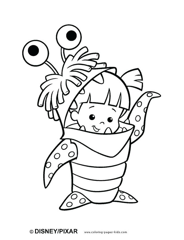 640x835 Coloring Pages To Color Coloring Pages Cartoon Monsters Inc Color