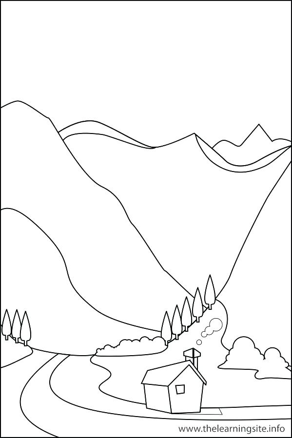 599x899 Landforms Coloring Pages Teacher Free Printable Landforms Coloring