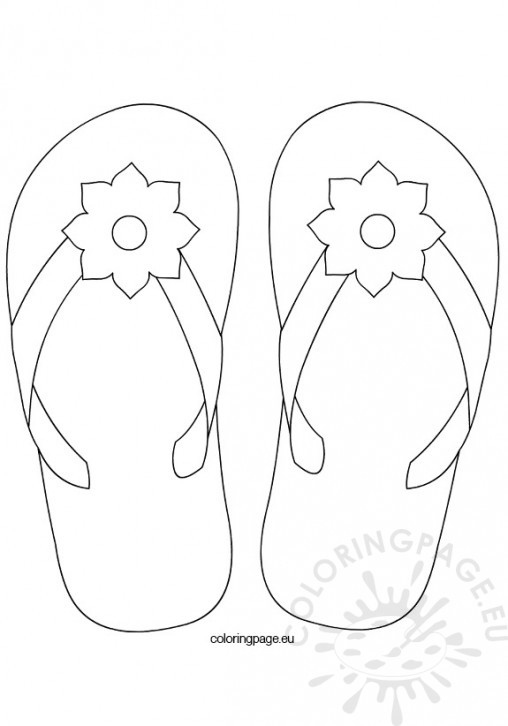 508x726 Flip Flop Coloring Pages Inspirational Flip Flops For Adults