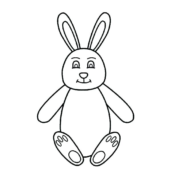 600x596 Knuffle Bunny Coloring Page