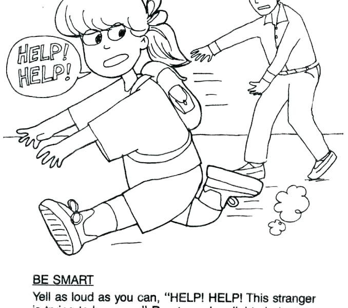 678x600 Stranger Danger Coloring Pages Playground Coloring Pages Kid