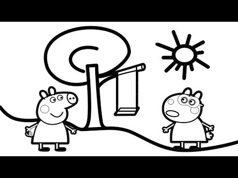 480x360 Peppa Pig Playground Coloring Pages, Suzy Sheep Coloring Book
