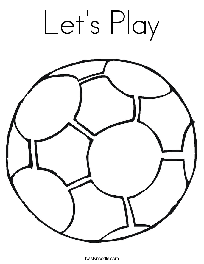 685x886 Let's Play Coloring Page