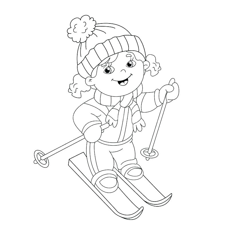 800x800 Playground Coloring Pages Free Winter Sports Coloring Pages Cello