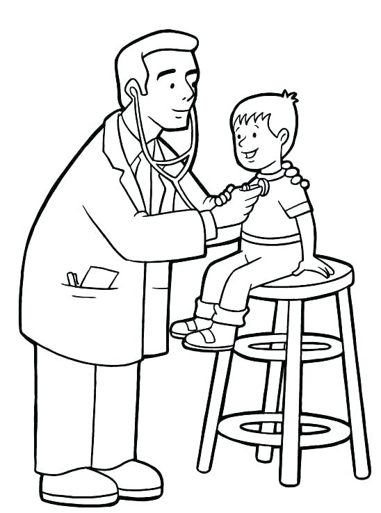 548x738 Coloring Pages Community Helpers Coloring Pages New Helper Medium