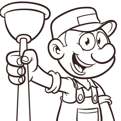 420x420 Fantastic Plumber Coloring Pages Pictures