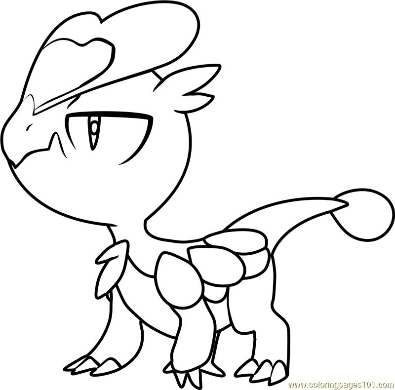 800x790 Jangmo O Pokemon Sun And Moon Coloring Page