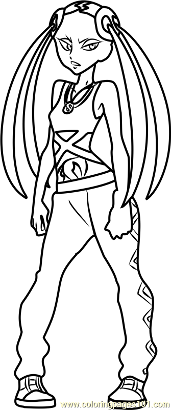 335x800 Plumeria Pokemon Sun And Moon Coloring Page