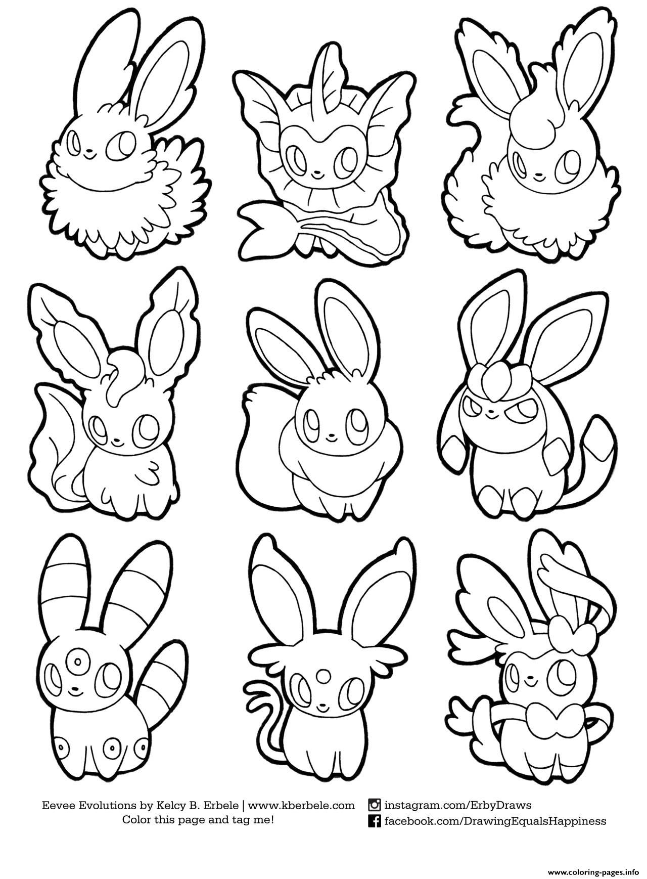 1280x1738 For Eevee Coloring Pages To Print