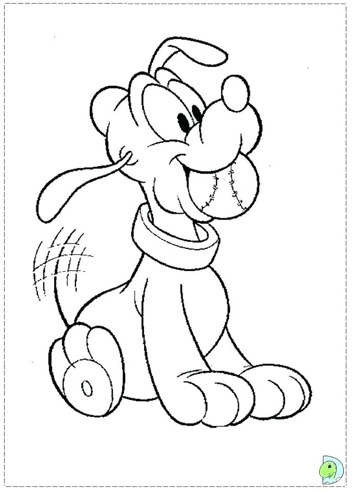 691x960 Pluto Coloring Pages