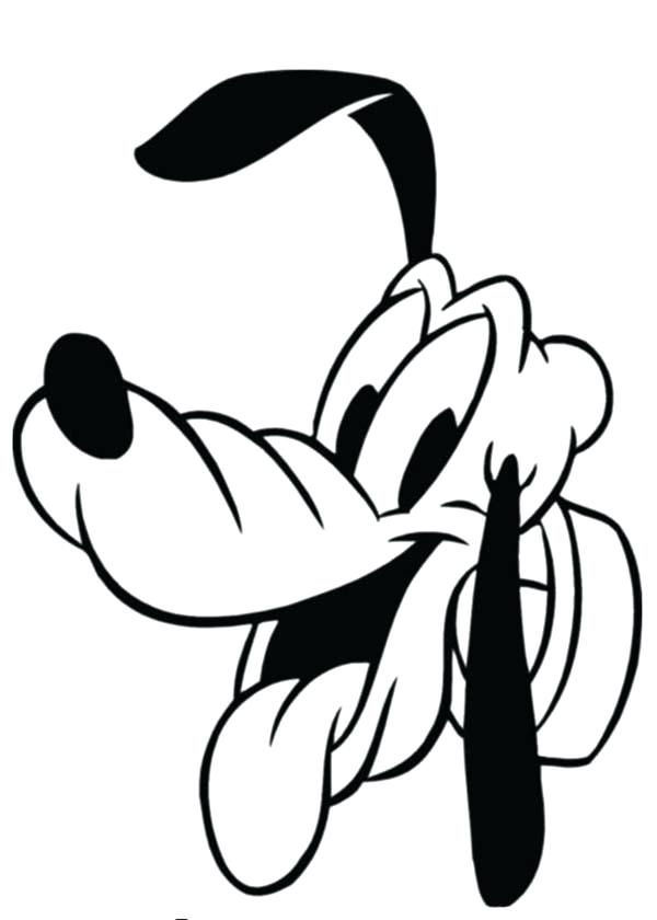 600x840 Pluto Coloring Page Selfie Coloring Page Mickey Mouse Pluto