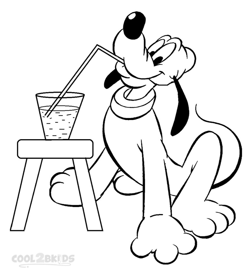 850x927 Printable Pluto Coloring Pages For Kids Pluto