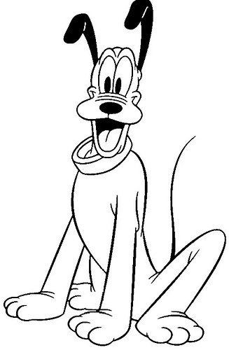 327x500 Top Pluto New Coloring Pages