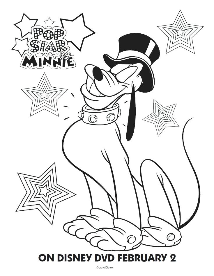 735x951 Pluto Coloring Pages Pop Star Coloring Page Pluto Planet Colouring