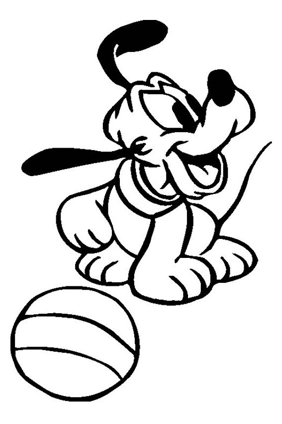 567x850 Pluto, The Faitfull Dog Of Mickey Mouse Which Is A Loved Dog