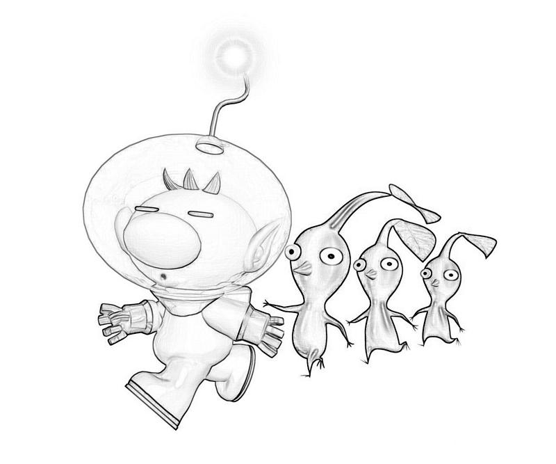 800x667 Pikmin Coloring Pages To Print