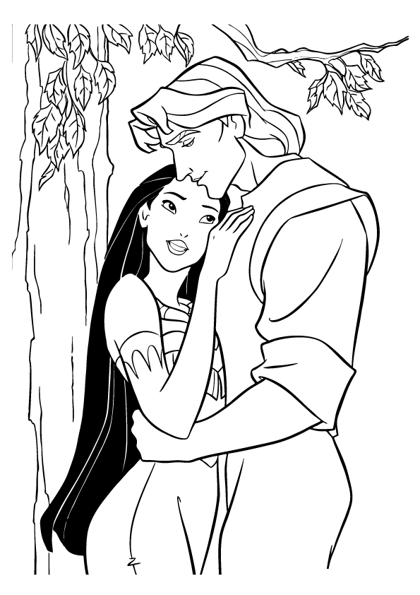 595x842 Pocahontas Coloring Pages