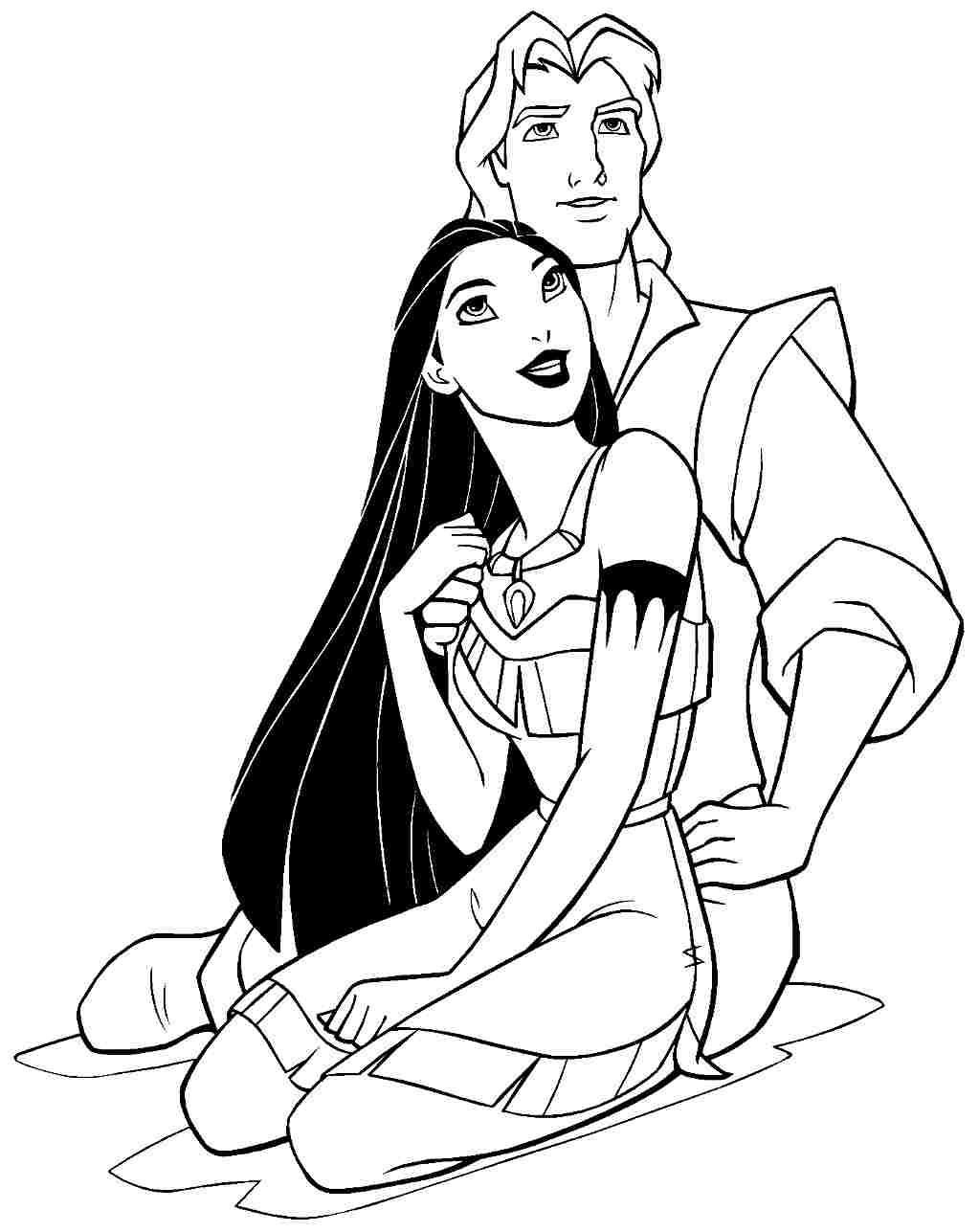 1023x1287 Pocahontas Coloring Pages Sketch Ideas