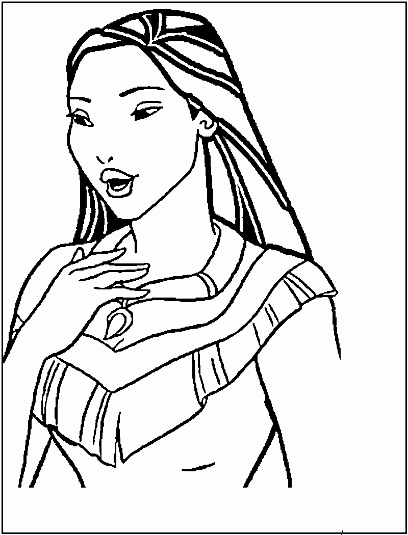 800x1050 Unique Disney Princess Coloring Pages Pocahontas Gallery