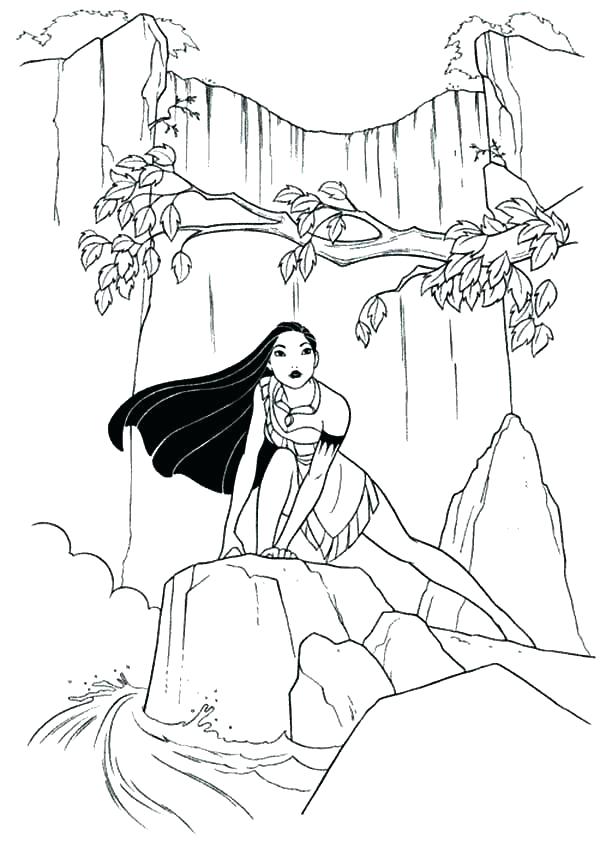 600x848 Pocahontas Coloring Book