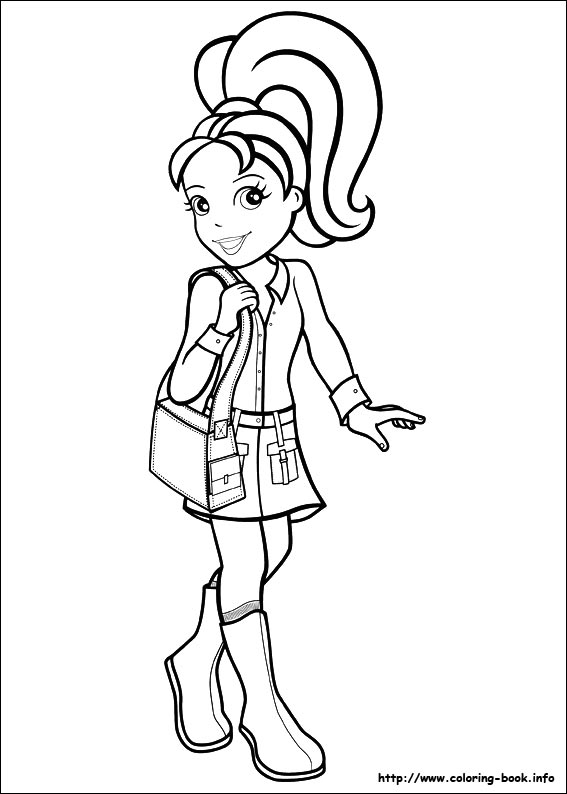 567x794 Pocket Coloring Page Polly Pocket Coloring Pages On Coloring Book