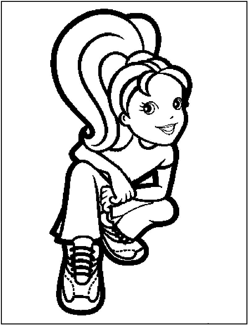 800x1050 Polly Pocket Coloring Pages Printable