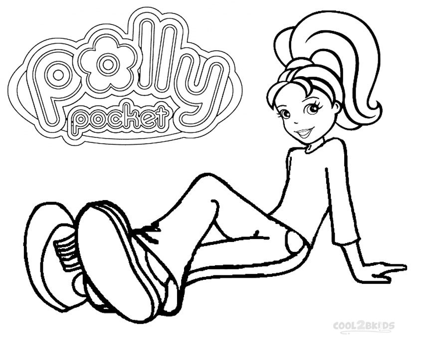 850x687 Printable Polly Pocket Coloring Pages For Kids