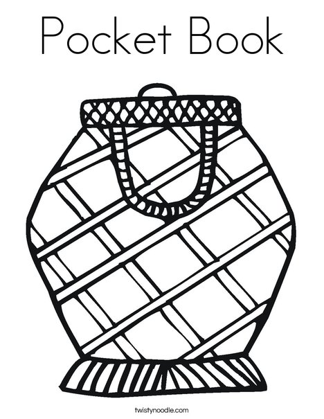 468x605 Pocket Book Coloring Page