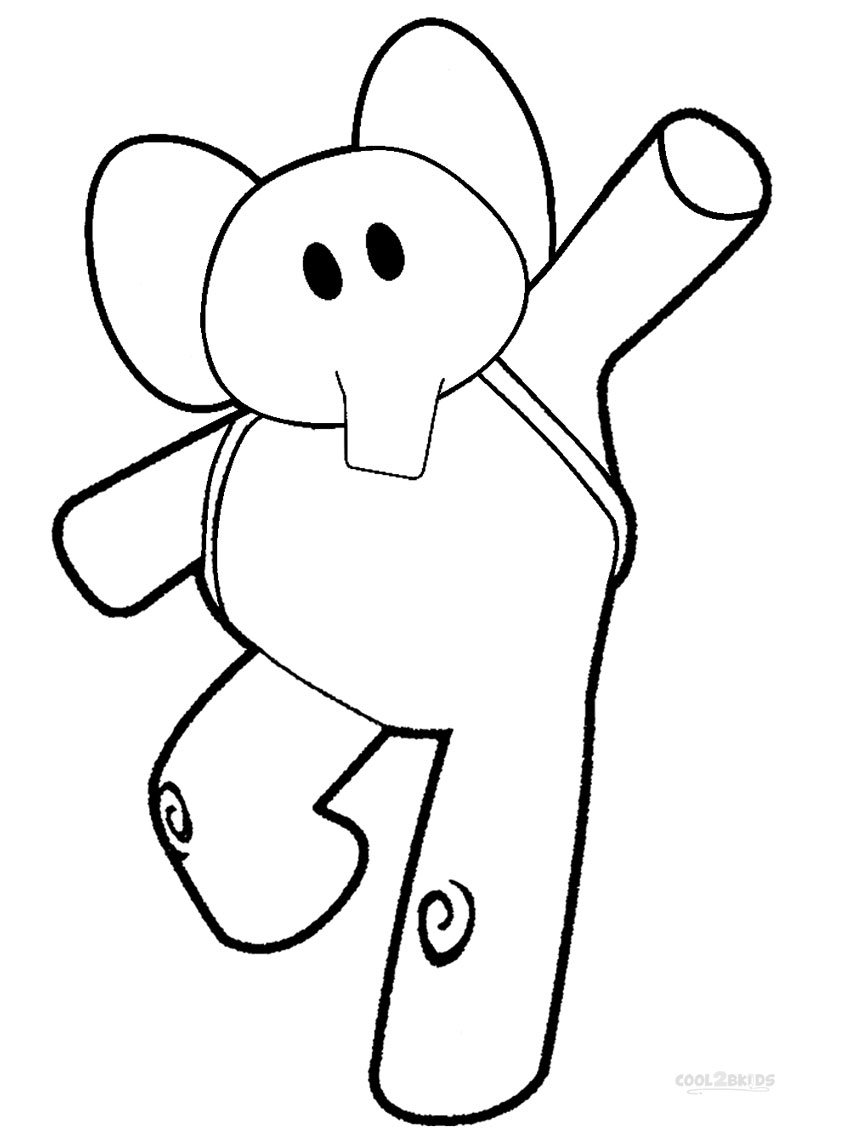 850x1131 Pocoyo Coloring Pages Online