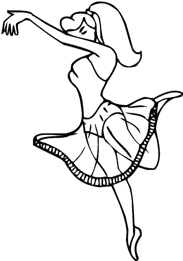 600x855 Pointe Shoes Coloring Pages